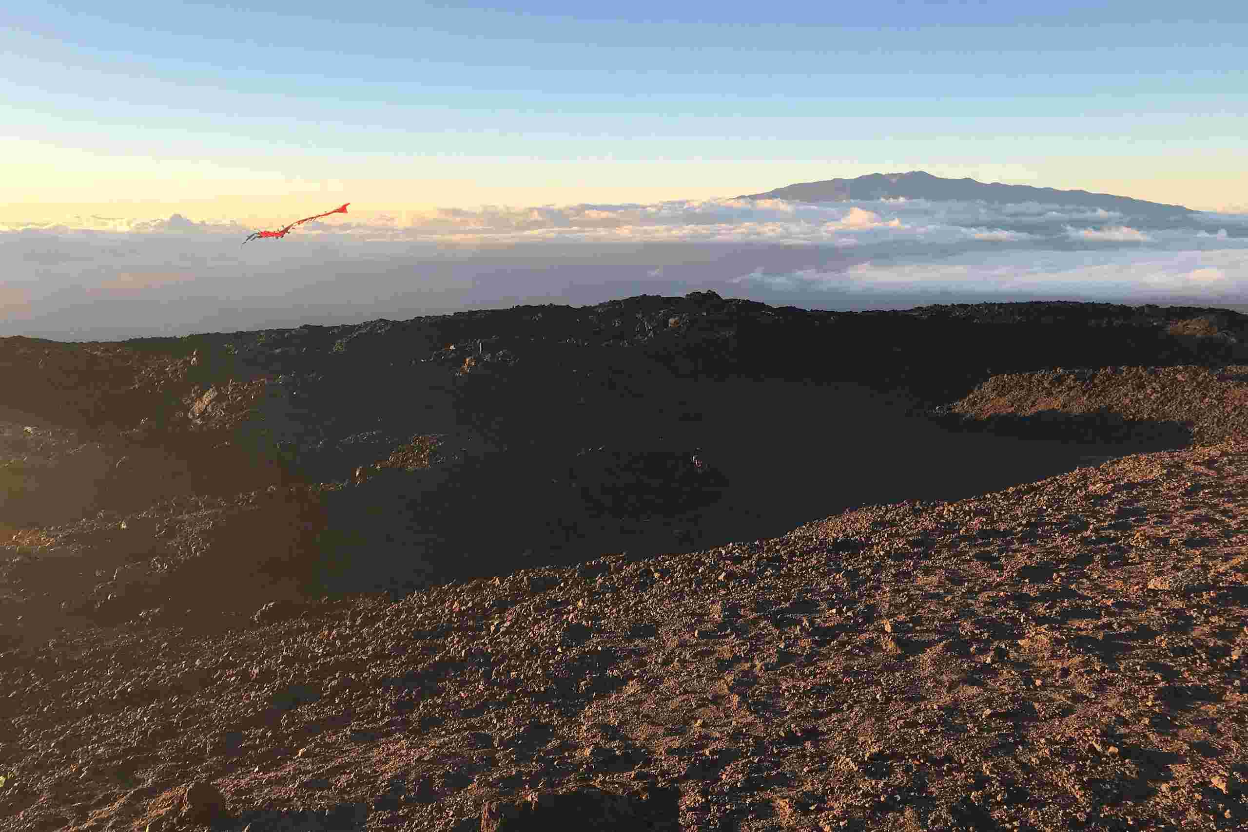 Mountain top in Volcano Hawaii