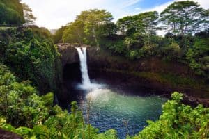 Rainbow Falls in Hilo Hawaii