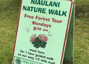 Niaulani Trail Sign