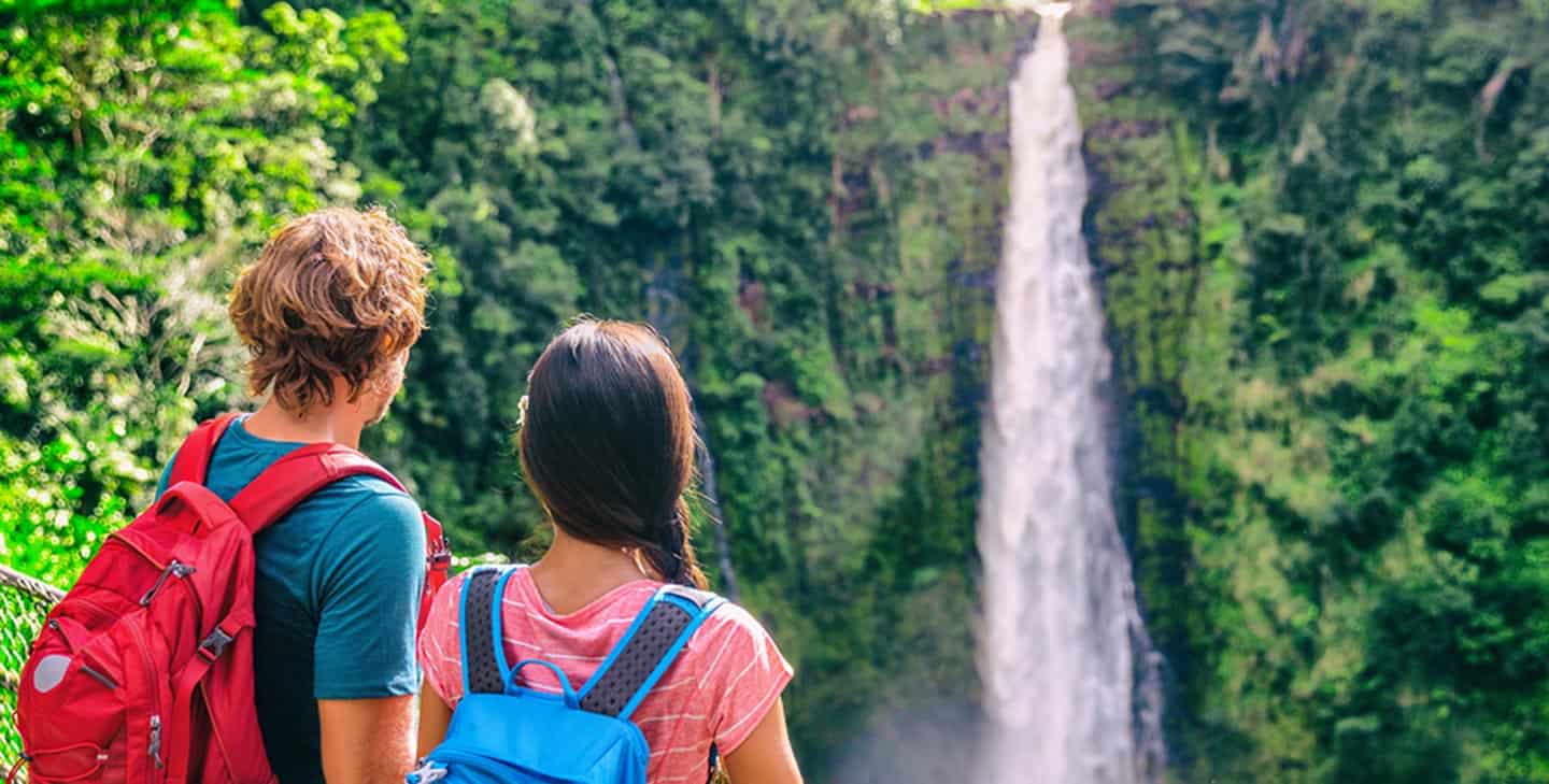 Waterfall on the Big Island Of Hawaii