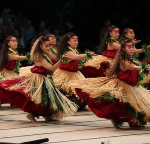 Merrie Monarch hula group