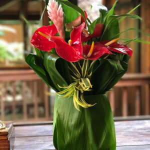 Hawaii floral display