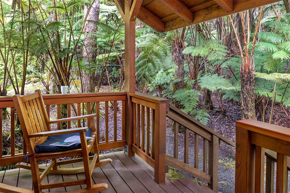 Hale Manaluna Porch with Rocking Chair